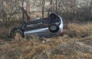 Lady injured in rollover on Tambotie Road in Blue Hills, Midrand.