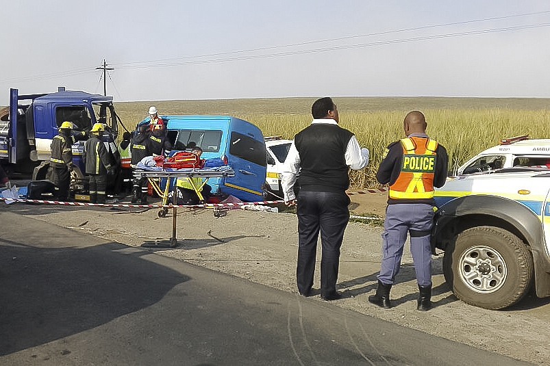 Eston R603 taxi crash leaves two females dead eight injured