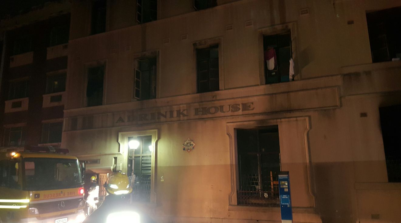 3 injured in building fire in Durban CBD