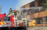 One injured when fire broke out at a furniture store in Roodepoort.