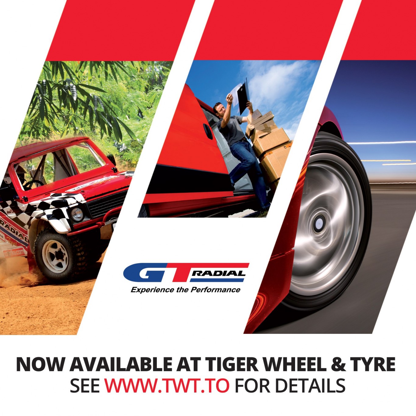 GT Radial Tyres Now Available at Tiger Wheel & Tyre Stores