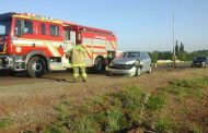 5 People injured after car skips robot & t-bones delivery vehicle, Centurion