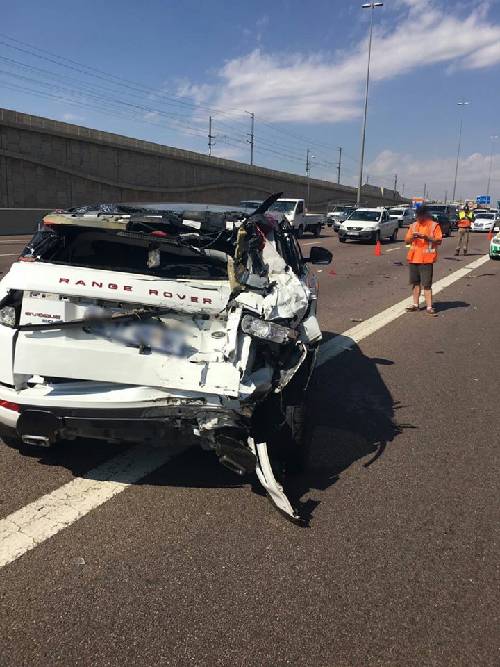 Collision on the N1 North just before the John Vorster offramp, Centurion