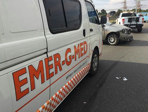 Taxi accident on the N3 North by PPC, east of Johannesburg.