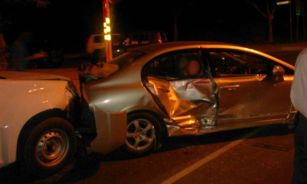 Late on Saturday night multi-vehicle collision Johannesburg