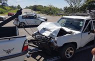 Fourteen people injured after a taxi and a bakkie collided.