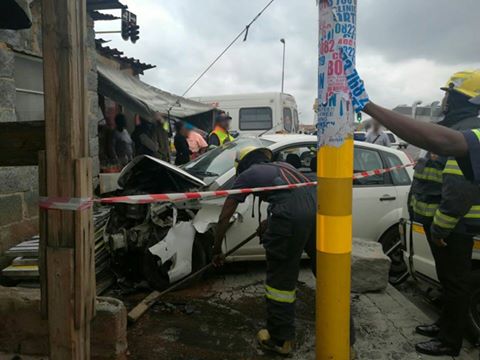 Two people sustained moderate injuries after a serious collision, Alexandra