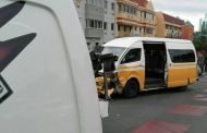 Taxi T-bones SUV on Stanley and Menton Roads, Auckland Park.