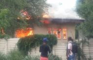 House fire in Brooklyn , Pretoria