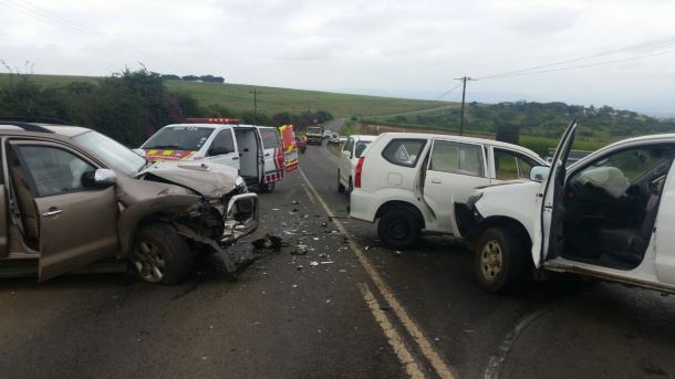 Wartburg four injured in three vehicle collision