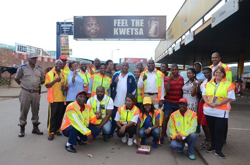 Road safety education and awareness blitz activations in Msinga and Greytown