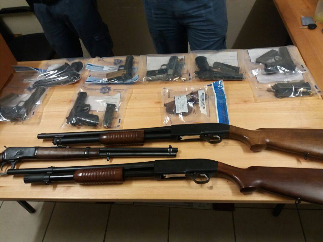 Domestic violence complaint leads to recovery of 10 firearms