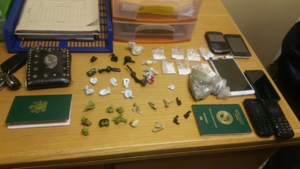 A well known drug dealer was arrested with large quantities of various types of drugs, Midrand
