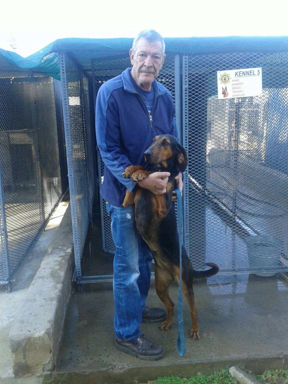 Bloemfontein dog handler bids farewell to SAPS after 43 years of service