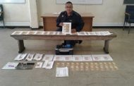 Man arrested allegedly busy manufacturing counterfeit money