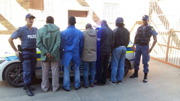 Five suspects arrested for business robbery in Upington