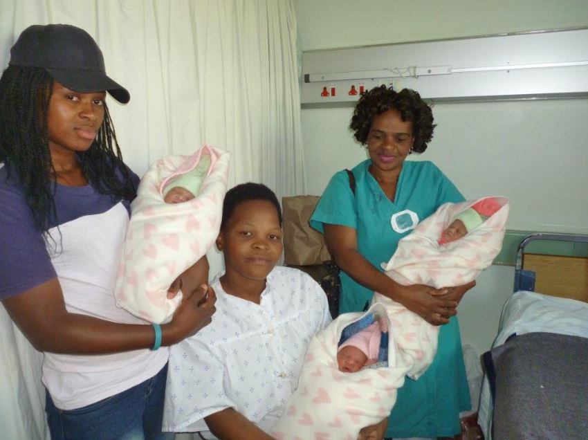 Paramedics successfully helped a Port Shepstone mother deliver a set of triplets