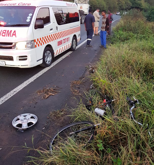 Cyclist injured in crash on the M7 Near Dettman Highway