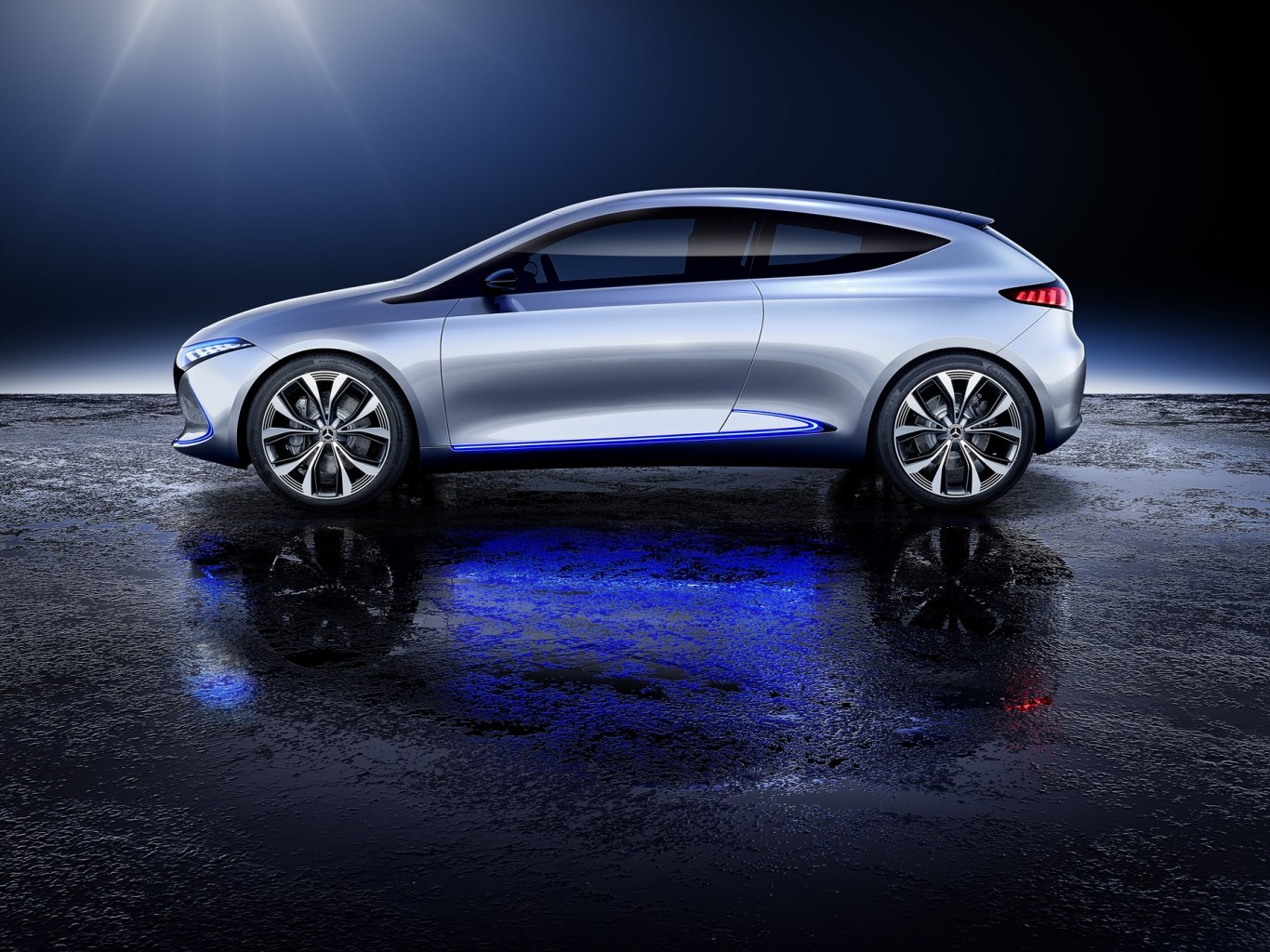 The Concept EQA is Mercedes-Benz's first  all-electric EQ concept vehicle in the compact segment.