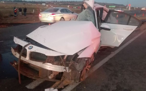 Carletonville truck and car collide killing one, injuring another