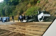 Four injured after sand truck overturned on the M4 near La Mercy