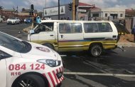 Nineteen people were left injured this afternoon when a taxi rolled in Ferndale