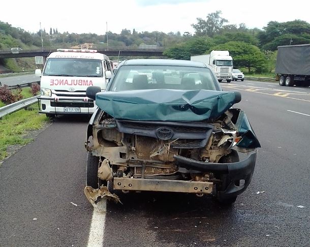 3 people injured in a collision on the N3 Durban near Spaghetti Junction