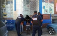 Isipingo SAPS and Alpha members Isipingo CBD crime blitz results in 2 suspects getting arrested