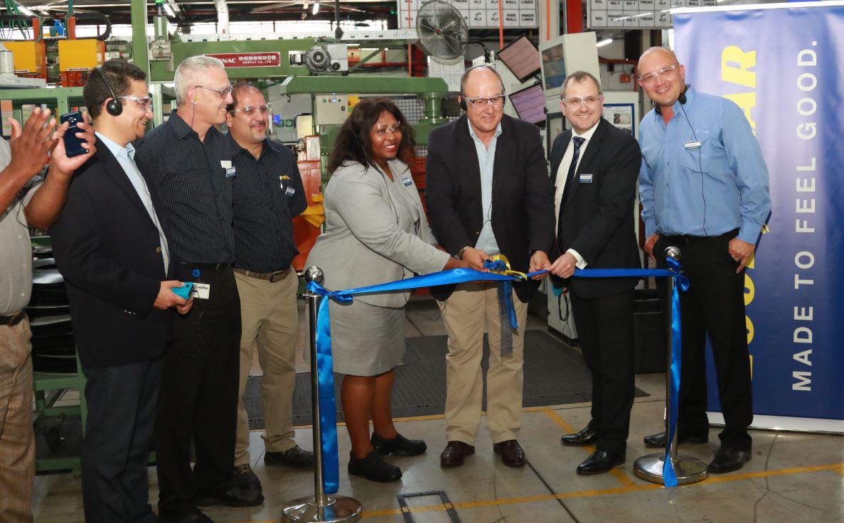 Goodyear South Africa hosts a Ribbon Cutting ceremony to unveil its state-of-the-art machinery