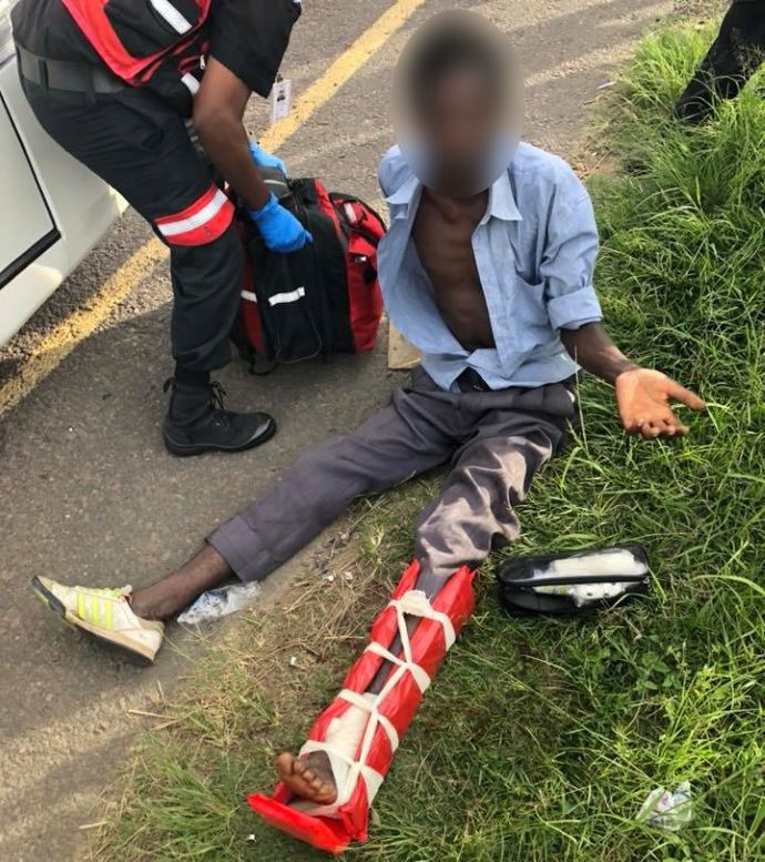 Drunken Pedestrian in Hit and Run Accident in Verulam, KZN