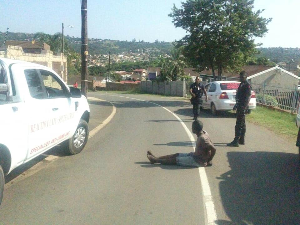 Theft suspect inflicted with mob justice outside a home on Heathrow Avenue in Parkgate