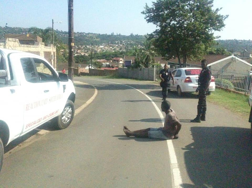 Theft suspect inflicted with mob justice outside a home on Heathrow Avenue in Parkgate