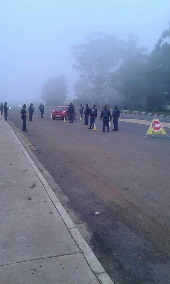 Police continue to maintain the presence in Mthatha