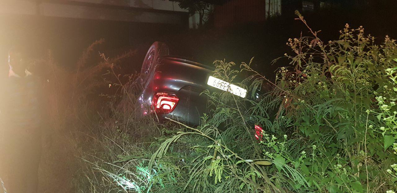 Two Injured After Vehicle Overturns on the R102 Verulam, KZN