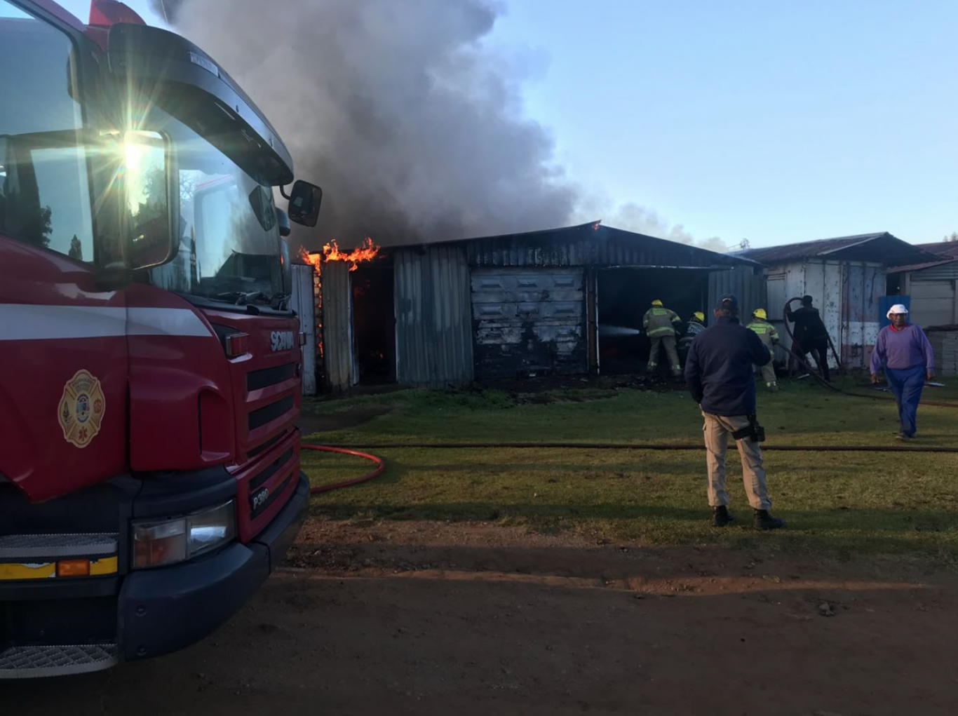 A Toddler killed in a shack fire in Benoni