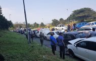 Five people injured in a pile-up on the M1 Higginson Highway near Chatsglen offramp in Chatsworth