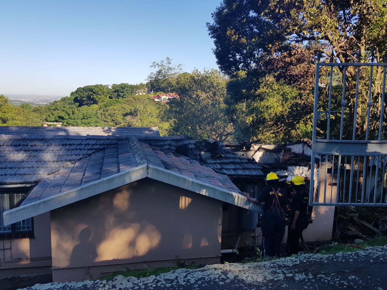 Man killed during a fire in his Westville house in Serpentine Road in Westville