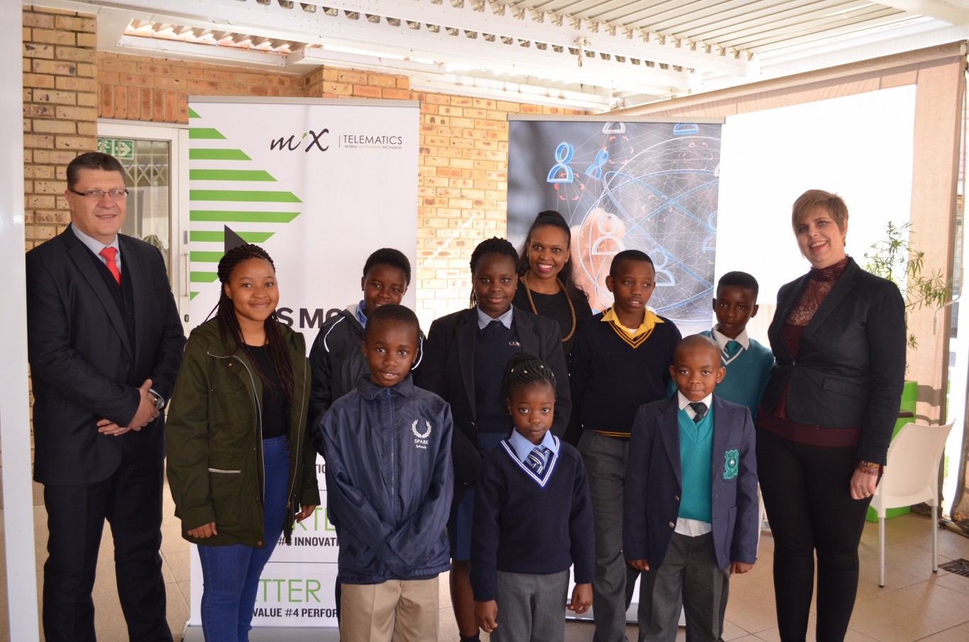 Top achievers from the MiX Telematics Enterprise BEE Trust celebrated