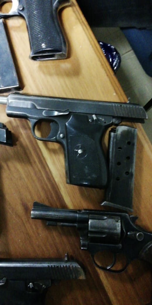 Police seize twelve firearms and apprehend three suspects in Limpopo