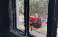 Residential flat in Lombaard Street in Hilton, Bloemfontein destroyed in fire