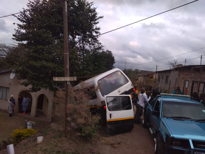 Taxi collision leaves 23 children injured on Mosiea Road in Klaarwater, KwaZulu Natal.