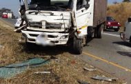 Four injured after two trucks collide  in Pietermaritzburg