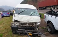 10 injured in Taxi crash on the N3 Pietermaritzburg Bound before Shongweni