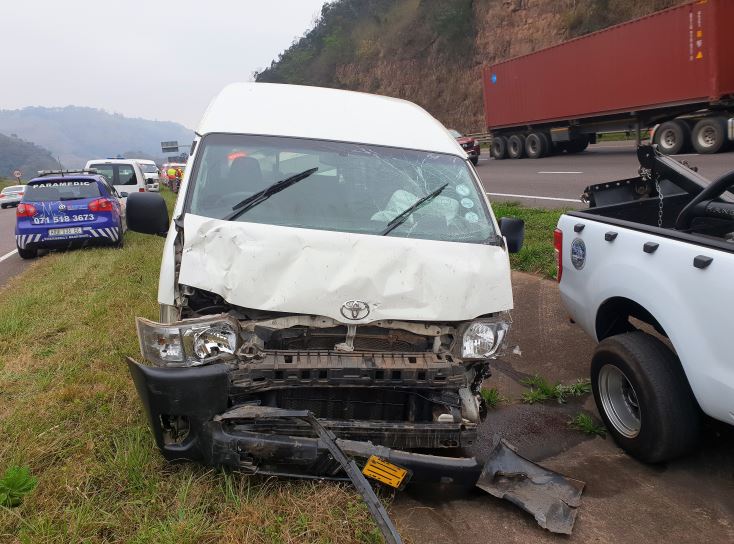 10 injured in Taxi crash on the N3 Pietermaritzburg Bound before Shongweni