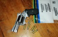 A 34 year old suspect arrested for the possession of an unlicensed firearm and ammunition in Steenberg
