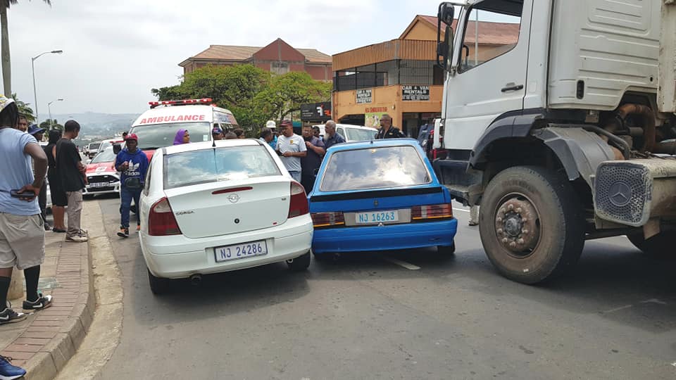 Motor vehicle collision in Verulam