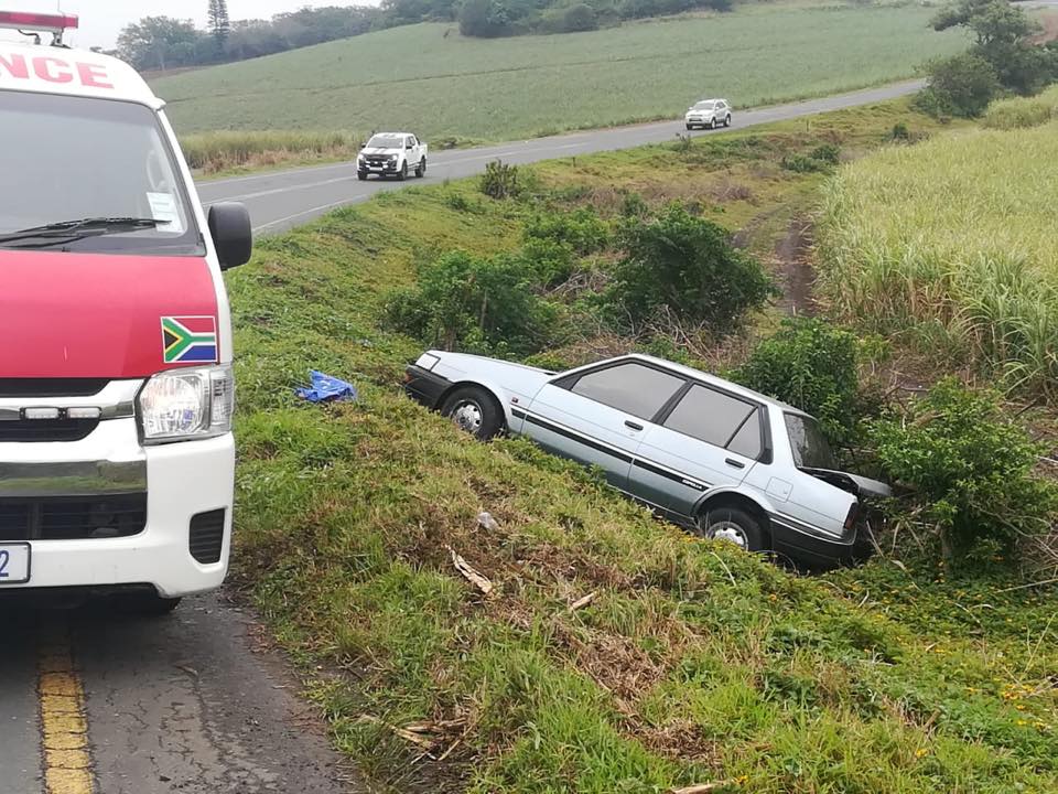 One Injured In Vehicle Crash at Umdloti Beach, KZN