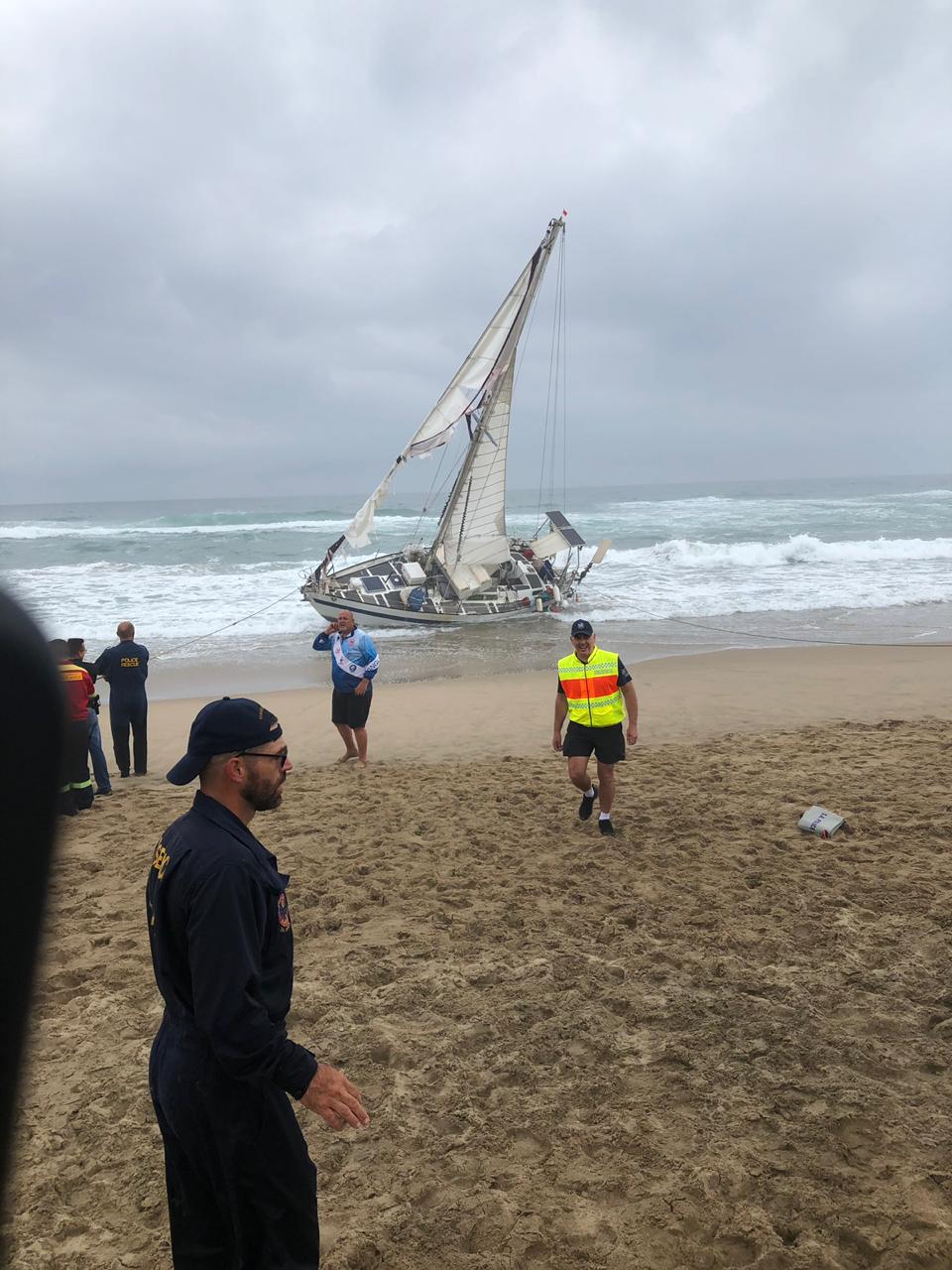 Body of a 75-year-old French national recovered as yacht ran aground near Southbroom beach