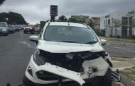 Collision at intersection in Bryanston