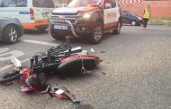 Biker injured in crash in Morningside